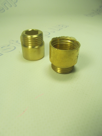 Удлинитель латунь 1/2  L=15мм