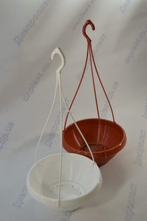 Горшок цветочный Лотос 18см с подвеской