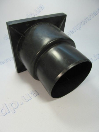 Трап 110 прямой (белый)