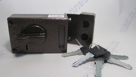 Замок накладной КАЛУГА М-1 2х ригельный