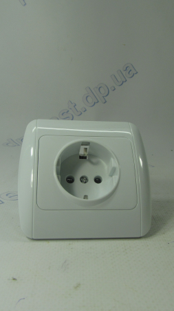 Розетка 1 с заземлением Erste  Classic