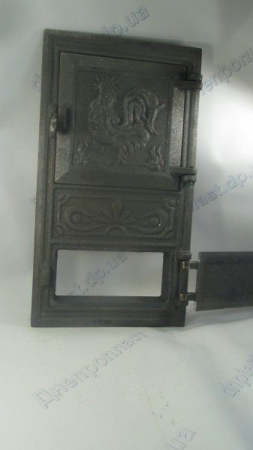 Дверца поддувальная и топочная чугунная спаренная 500мм*270мм 100920