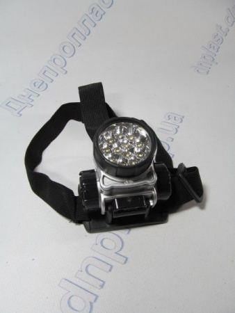 Фонарик налобный светодиодный (12 диодов)