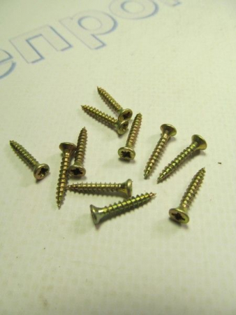 Шуруп универс. с потай головкой 2,5*16мм (ж.цинк)