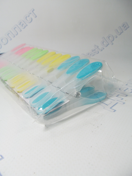 Прищепки 12 шт (силикон)