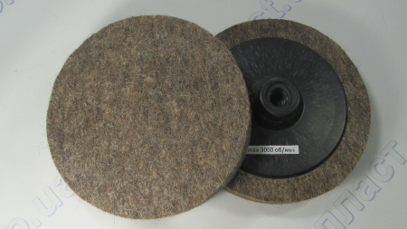 Войлочный круг м14,d 150 под углошлифмашинку