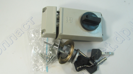 Замок накладной ПРО-САМ 88400  ЗНД1А (автомат) без цепочки