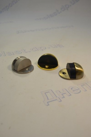 Упор дверной Полукруг (бронза, золото, сатин)