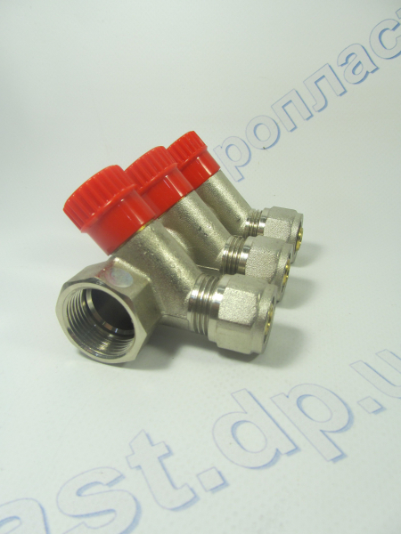 Колектор 16*3/4  3-ой с перекрытиями  Santan