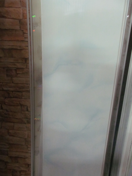 Пластик цветной 250мм Мрамор зеленый 6м/п (8мм)