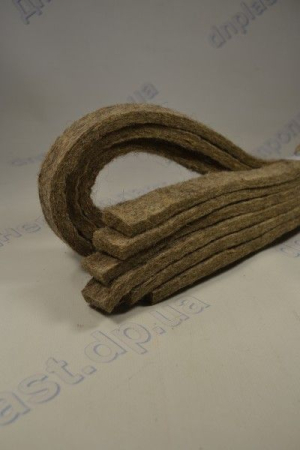 Уплотнитель дверной войлок полосочный (упаковка длина 6х1м,ширина 27мм)