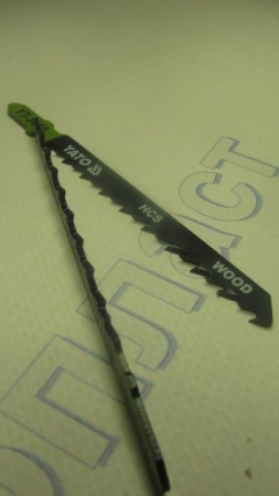 Полотна для электролобзика, (дерево) /длина 100мм YATO YT-3410