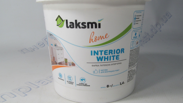 Краска Interion White Home 1л (1,4кг)