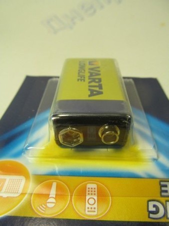 Батарейка VARTA LONG LIFE 9V (крона)