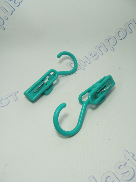 Прищепки пластик, с крючком ТМ 