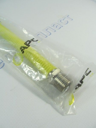 Шланг газовый нержавейка ПВХ покрытие 1м