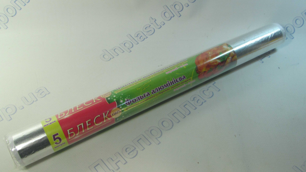 Фольга алюминиевая 5м /ширина 440мм БЛЕСК