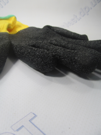 Перчатки утепленные желтые 