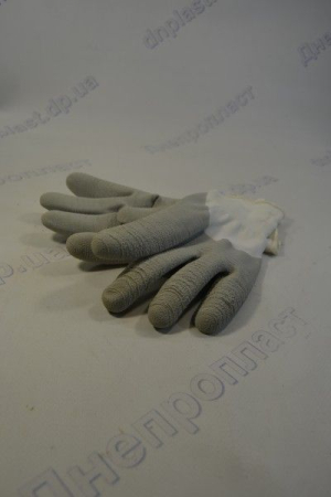 Перчатки бело-серые,стрейч покрытый нитрилом MEMPHIS