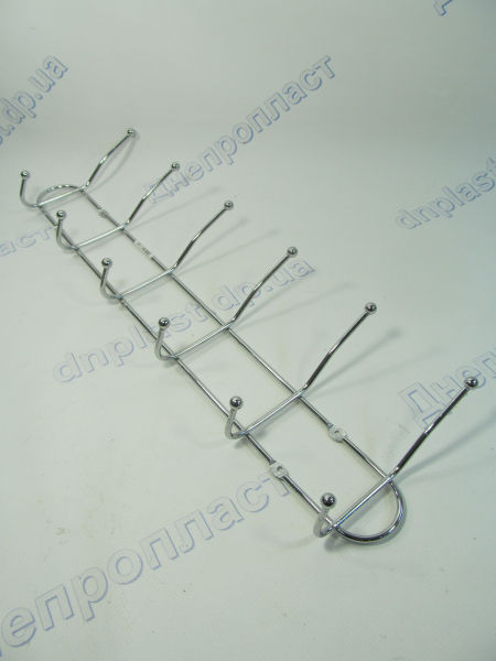 Вешалка 6 крючков (хром)