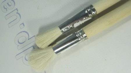 Кисть художественная для подкраски 12мм (из ворсы козы)