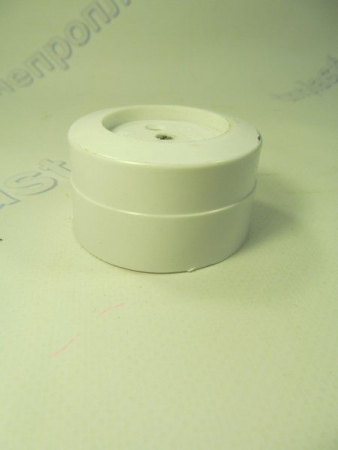 Розетка наружная керамика 16А-круглая белая  Житомир