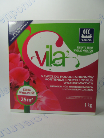 Удобрение для рододендронов, азалий, гортензий 1кг гранул. Vila