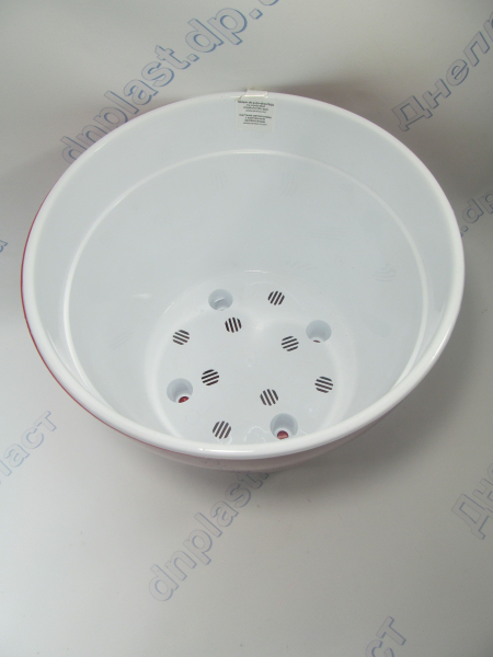 Вазон АСТИ (9,0 л) красный-белый