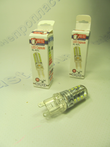 Лампа светодиодная LED G9 3W  6400K Slim HOROZ