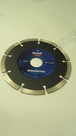 Диск алмазный 125*7*22,2мм Сегмент  Rapide Diamond Wheels