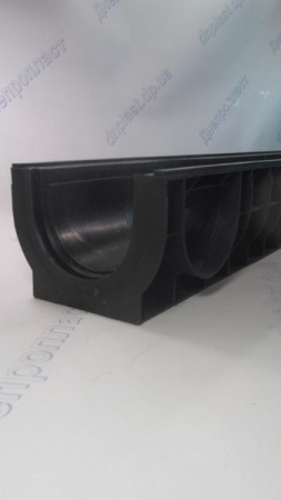 Лоток водоотводный пластиковый ПолимаксБейсик ЛВ-10.16.12-ПП