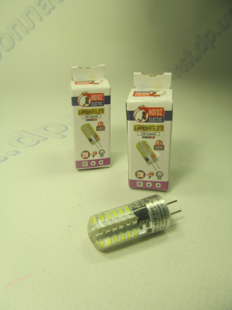 Лампа LED G4 3W 6400K микро-3 HOROZ