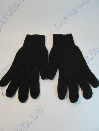 Перчатки c точкой (двойная вязка) ЗИМА №648  DOLONI