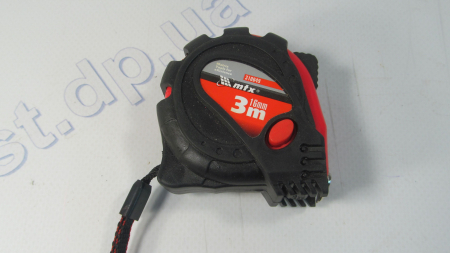 Рулетка 3м*16мм обрезиненый корпус MATRIX