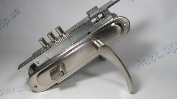 Замок врезной с ручкой USK ET-25112BN