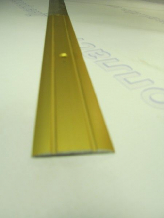 Порожек рифленый  30*3 золото 0,9 м