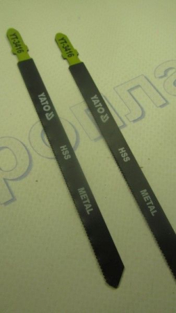 Полотна для электролобзика, (метал) /длина 130мм YATO  YT-3416