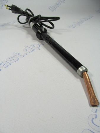 Паяльник електрический 100 Вт, деревянная ручка  