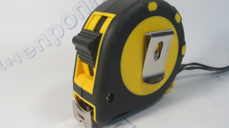 Рулетка 7,5м*25мм обрезиненый корпус СТАЛЬ