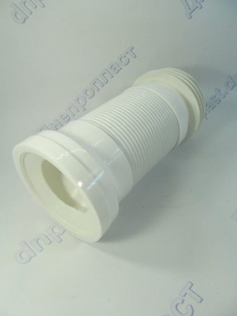 Гофра для унитаза 110 Ани с пружиной 270 - 500 мм