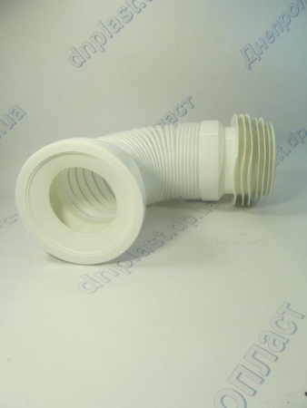 Гофра для унитаза 110 Ани с пружиной 270 - 500 мм