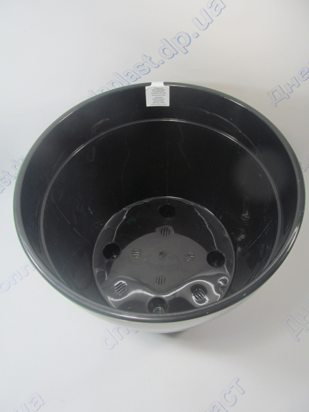 Вазон АСТИ (12,0 л) зелёный-чёрный