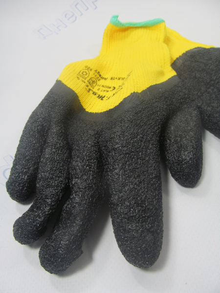 Перчатки утепленные желтые 