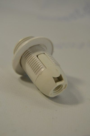 Патрон пластик-люстра БЕЛЫЙ Е14