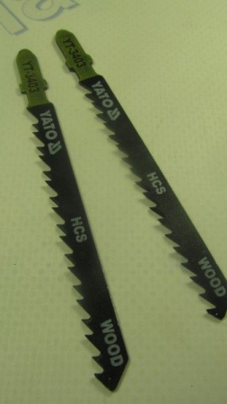 Полотна для электролобзика, (дерево) /длина 100мм YATO YT-3403