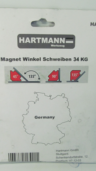 Магнит сварочный HARTMAN