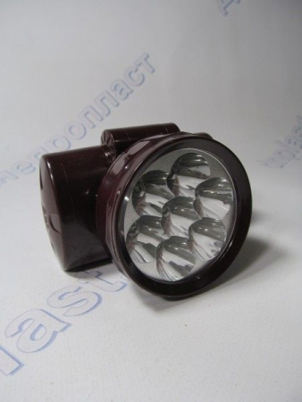 Фонарик налобный светодиодный аккумуляторный (7 диодов)