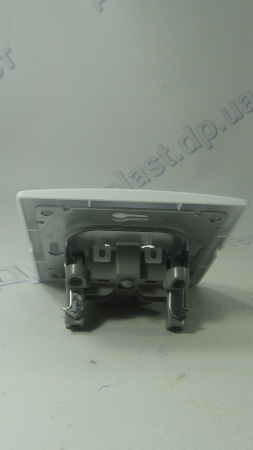 Розетка 1  простая белая HOROZ