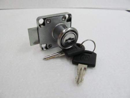 Замок мебельный прямой, (для ДСП)  7-005