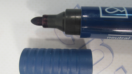 Маркер строительный синий